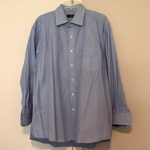 Club Room reg fit long sleeve shirt. Size 17 1/2.
